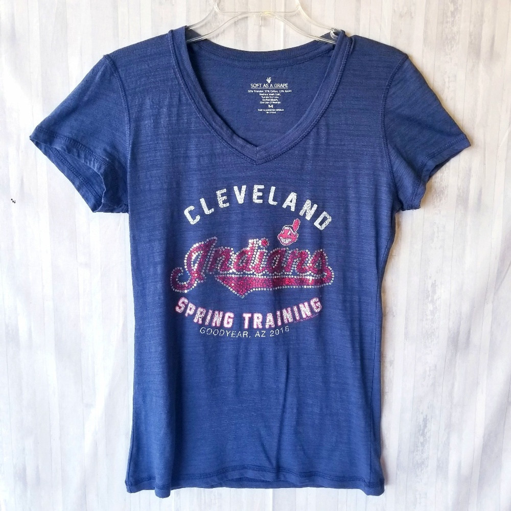 Cleveland Indians Baseball Team Graphic Tee Retired Logo Size M